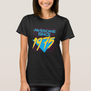 Awesome Since 1975 Cool 47 Years Old Graphic T-Shirt