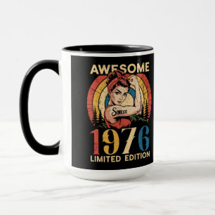Awesome Since 1976 50th Women's Birthday Retro Mug