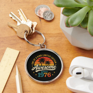 Awesome Since 1976 One Of A Kind Key Ring