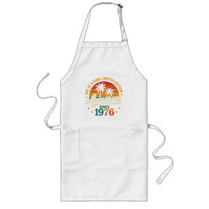Awesome Since 1976 One Of A Kind Long Apron