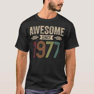 Awesome Since 1977 Retro Vintage T-Shirt