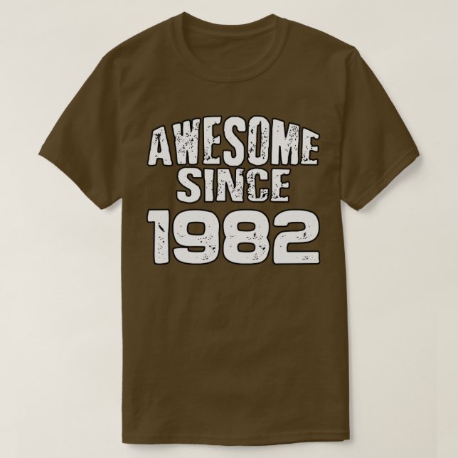 Awesome since 19821 T-Shirt (Design Front)