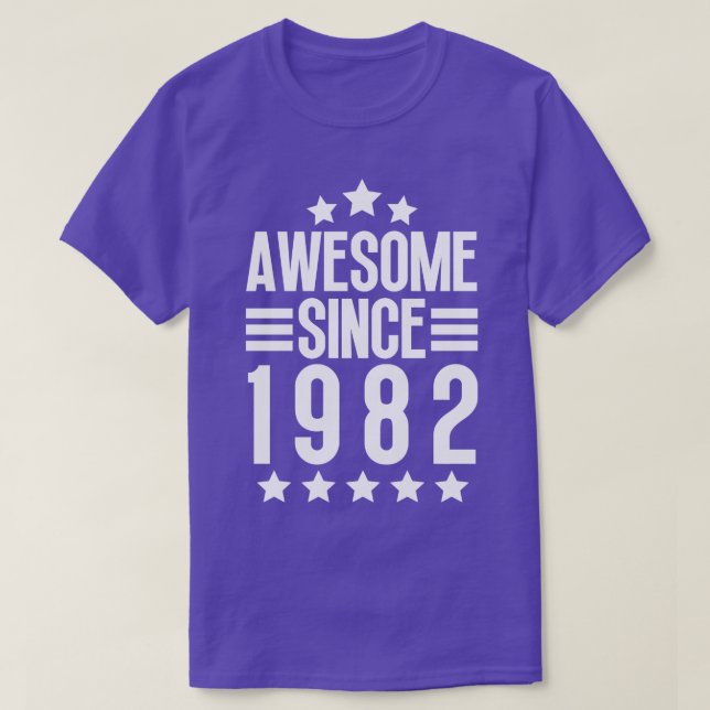 Awesome Since 1982 4 T-Shirt (Design Front)