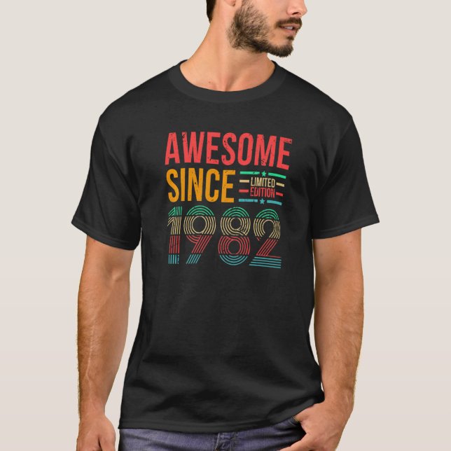 Awesome Since 1982  Vintage T-Shirt (Front)
