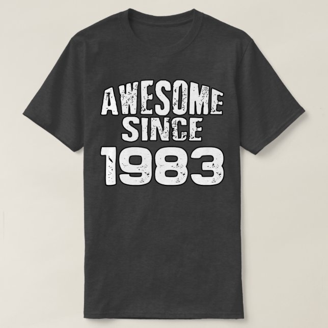 Awesome since 19831 T-Shirt (Design Front)