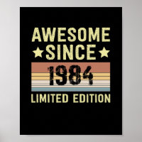 Awesome Since 1984 Birthday