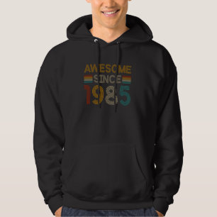 Awesome Since 1985 39 Year Old 39th Birthday Funny Hoodie