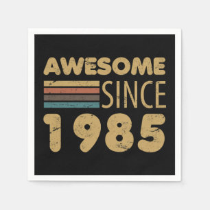 Awesome Since 1985 40th Birthday Napkin