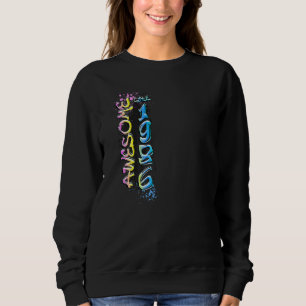 Awesome since 1986 Graffiti Motif  1 Sweatshirt