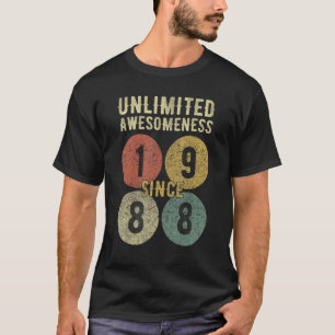Awesome since 1988 35th Birthday 35 year old Men & T-Shirt
