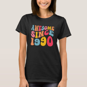 Awesome Since 1990 32 Years Old Retro Vintage 32nd T-Shirt