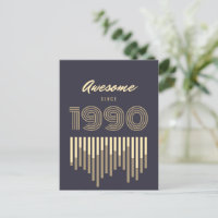 Awesome Since 1990 Birthday Gift