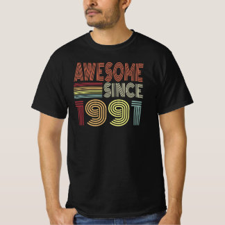 Awesome Since 1990 Retro Born In 1990 Birthday T-Shirt