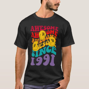 awesome since 1991 level 31 unlocked Birthday boy  T-Shirt