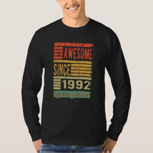 Awesome Since 1992 Birthday Gift T-Shirt