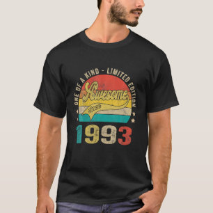 Awesome Since 1993 30 Years Old 30th Birthday Gift T-Shirt