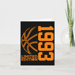 Awesome Since 1993 Birthday Bysketbyll Limited Edi Card