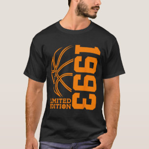 Awesome Since 1993 Birthday Bysketbyll Limited Edi T-Shirt