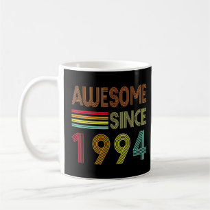 Awesome Since 1994 Vintage 28th Birthday Coffee Mug
