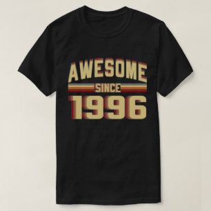 Awesome Since 1996 Vintage 23 Years Old Birthday T-Shirt