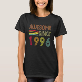 Awesome Since 1996 Vintage 26th Birthday T-Shirt