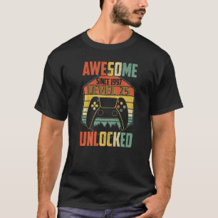 Awesome Since 1997  Level 25 Unlocked Video Game T-Shirt
