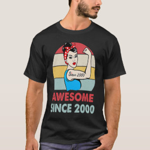 Awesome Since 2000 23 Year Old 23rd Birthday T-Shirt