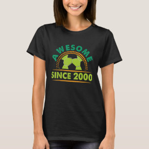 Awesome Since 2000 Funny Soccer Players Born In 20 T-Shirt