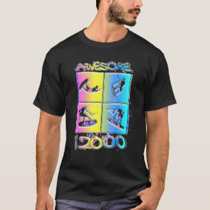 Awesome since 2000 wakeboard lifestyle 2 T-Shirt