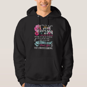 Awesome Since 2004 18th Birthday I'm A June Girl 2 Hoodie