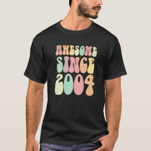 Awesome Since 2004 Birthday  18 Years Old Girls Bo T-Shirt