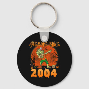 Awesome Since 2004 Halloween 21th Birthday Dabbing Key Ring
