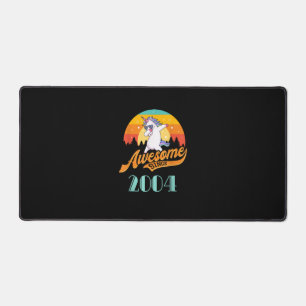 Awesome since 2004 - Year of Birth & Birthday Gift Desk Mat