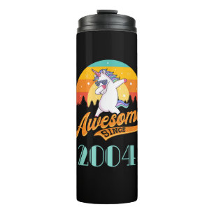 Awesome since 2004 - Year of Birth & Birthday Gift Thermal Tumbler