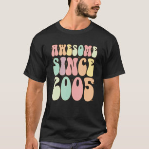 Awesome Since 2005 Birthday  17 Years Old Girls Bo T-Shirt