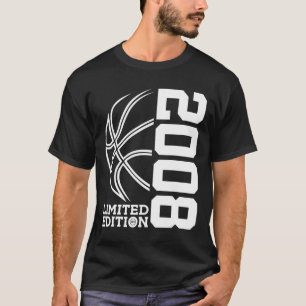 Awesome Since 2008 Birthday Bysketbyll Limited Edi T-Shirt