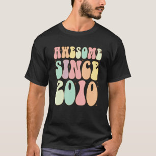 Awesome Since 2010 Birthday 12 Years Old Girls Boy T-Shirt
