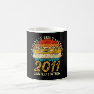 Awesome Since 2011 Limited Edition Birthday Gift Coffee Mug