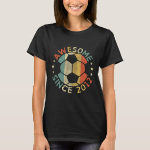 Awesome Since 2012 14th Birthday 14 Year Old Socce T-Shirt