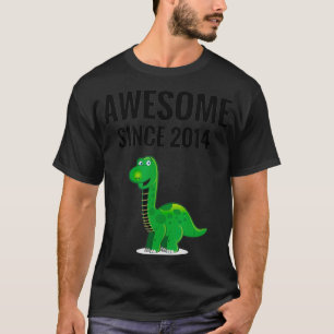 Awesome Since 2014 5 years old birthday dinosaur T-Shirt