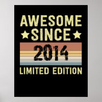 Awesome Since 2014 Birthday