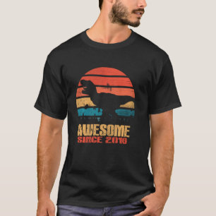 Awesome Since 2016 Dinosaur 3rd Birthday 3 Years O T-Shirt