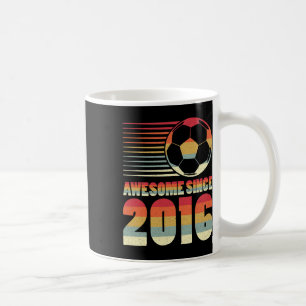 Awesome Since 2016 Soccer Vintage Gifts For Boys Coffee Mug