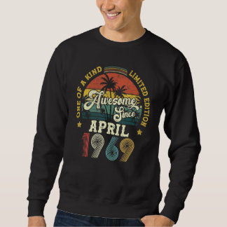 Awesome Since April 1969 Vintage 53th Birthday Sweatshirt