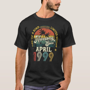 Awesome Since April 1999 Vintage 23th Birthday T-Shirt