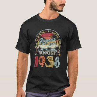 Awesome Since August 1938 One Of A Kind T-Shirt