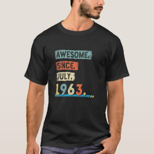 Awesome Since August 1963 Birthday Men 1 T-Shirt