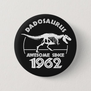 Awesome since Dad Father Birthday T-Shirt 6 Cm Round Badge
