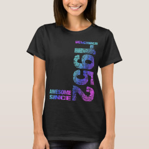 Awesome since December 1952 71th Birthday Born 195 T-Shirt