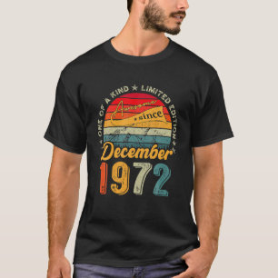 Awesome Since December 1972 50 Years Old 50th T-Shirt